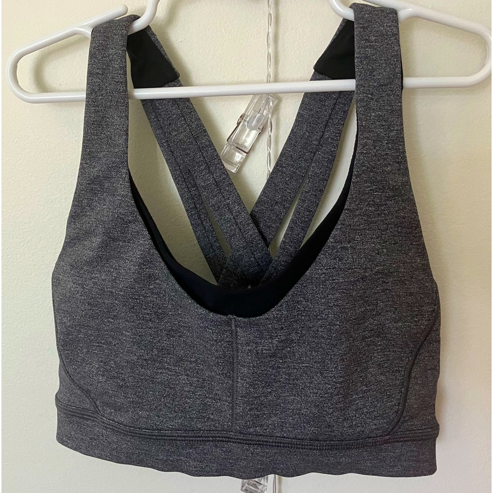 Grey Lululemon Sports Bra